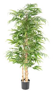 Bambou artificiel Bouddha - plante synthétique d'intérieur - H.190cm vert