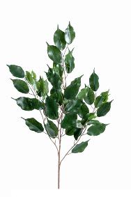 Feuillage artificiel Ficus exotica - cration florale - H.76 cm vert