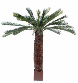 Palmier artificiel Cycas gant XL - plante d'intrieur - H.200cm vert