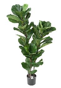 Arbre artificiel Ficus Lyrata - plante synthtique d'intrieur - H.130cm vert