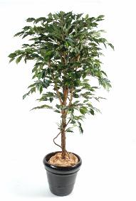 Arbre artificiel Ficus tronc simple - plante synthtique intrieur - H.120cm