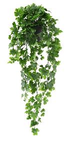 Feuillage artificiel chute de vigne en pot - plante verte pour extrieur - H.68cm