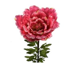 Fleur artificielle Pivoine gante Pierrette - dcoration d'intrieur - H.135cm rose