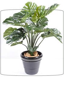 Plante verte artificielle Philo Gant 18 feuilles - plante d'intrieur -H.110cm vert