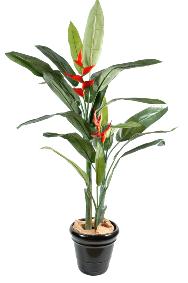 Plante artificielle exotique Hliconia - dcoration d'intrieur - H.180cm
