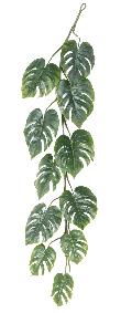 Feuillage artificiel guirlande de Philo large - plante pour intrieur - H.190cm vert