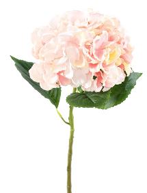 Fleur artificielle Hortensia - cration bouquet fleur coupe - H.55cm rose