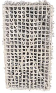 Plaque Mousse artificielle anti-UV - mur végétal intérieur extérieur - L.50x25cm gris