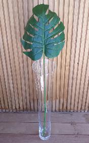 Feuille artificielle de Monstera - dcoration d'intrieur - H.106cm vert
